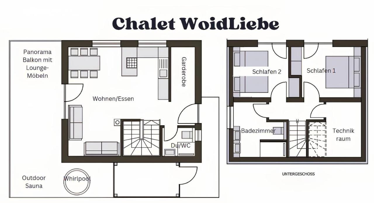 Chalets Woid_Liebe&Glueck Bodenmais Cameră foto